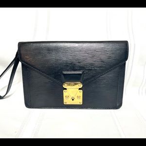 Louis Vuitton black wristlet